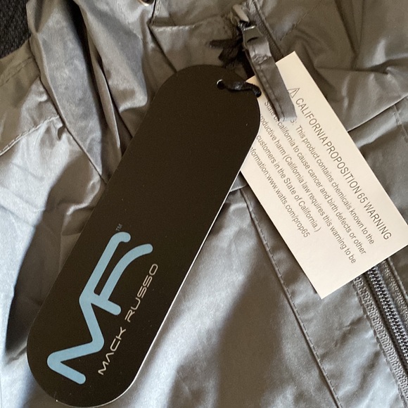 Mack Russo Gray Windbreaker New with Tags - Picture 3 of 5